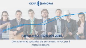 Okna Samoraj specialisti degli infissi in PVC per il mercato italiano
